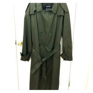 Christian Dior Monsieur Olive Trench Coat